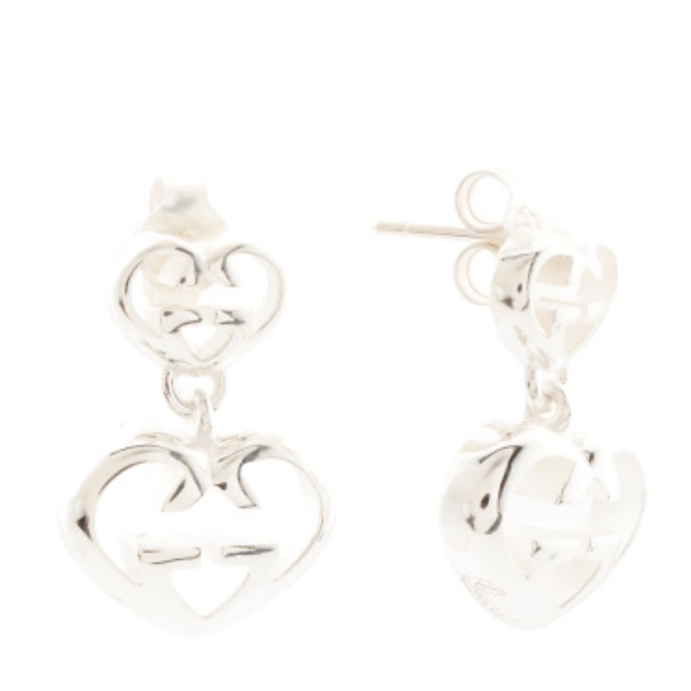 Gucci heard logo earrings